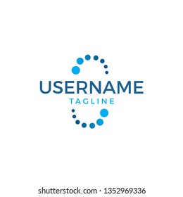 Business technology Logo Template Initial S illustration