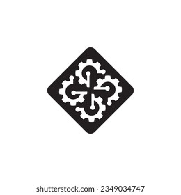 Business Technology Logo Vector Template Illustration