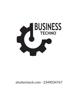Business Technology Logo Vector Template Illustration