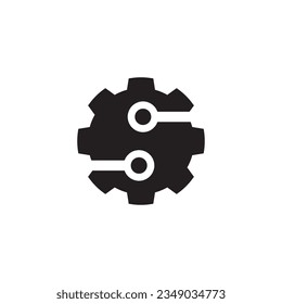 Ilustración de la plantilla de vectores del logotipo de la tecnología empresarial