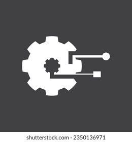 Business Technology Logo Vector Template Illustration
