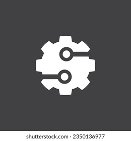 Business Technology Logo Vector Template Illustration