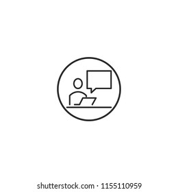 Business technology vector icon