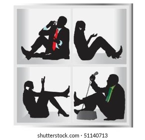Business telephonic talk.