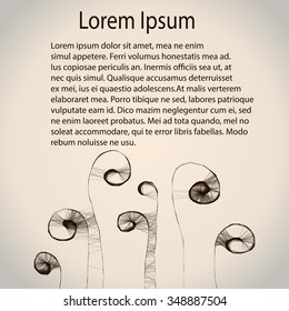 Business template -  abstract wicker structure   - vector illutration 
