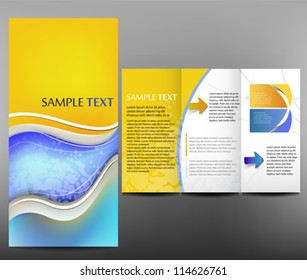 Business template, brochure