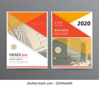 Business template for brochure, annmnual report, flyer or booklet. Abstract in multicolored leaflet cover design presentation in A4 size, abstract background of geometric vector layout, modern style