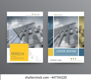 Business template for brochure, annual report, flyer or booklet. Abstract multicolored leaflet cover presentation in A4 size, abstract background of geometric vector layout, modern style