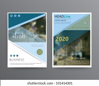 Business template for brochure, annual report, flyer or booklet. Abstract multicolored leaflet cover presentation in A4 size, abstract background of geometric vector layout, modern style