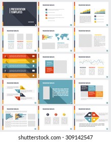 Business Template brochure flyer design Set Presentation