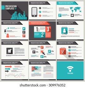 Business Template brochure flyer design Set Presentation