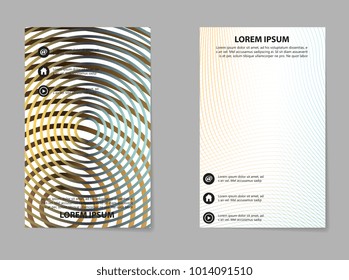 Business template brochure, flyer, report. Cover design template, vector layout