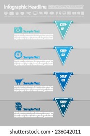 Business template. Can be used for workflow layout, banner, diagram, web design, infographic Vector/illustration