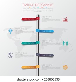 Business template. Can be used for workflow layout, banner, diagram, web design, infographic template.Vector/illustration.