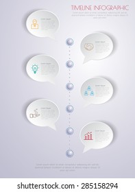 Business template. Can be used for workflow layout, banner, diagram, web design, infographic template.Vector/illustration.