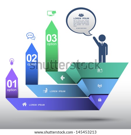 Business template. can use for business concept, planing, diagram, brochure object, printing, website,