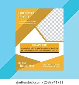 Business template card design, clean professional business card template flyer