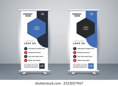 business template design x stand