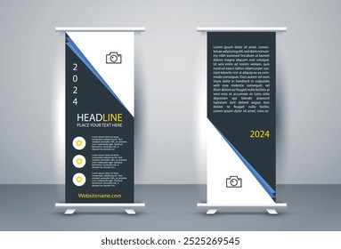 Business template design x stand