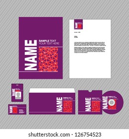Business template. Business identity template.