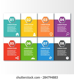 Business Template infographic element presentation brochure flyer design 