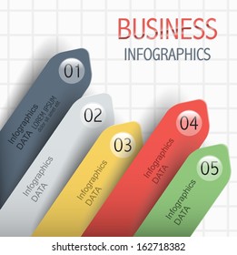 business template infographic for your data. Better financial indicators of the company.