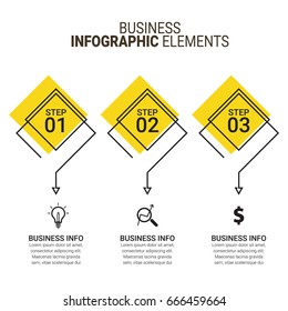 Business Template infographics