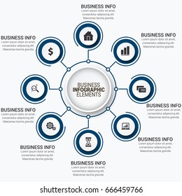 Business Template infographics