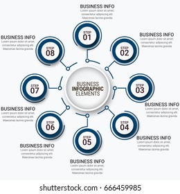 Business Template infographics