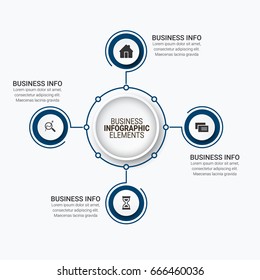 Business Template infographics