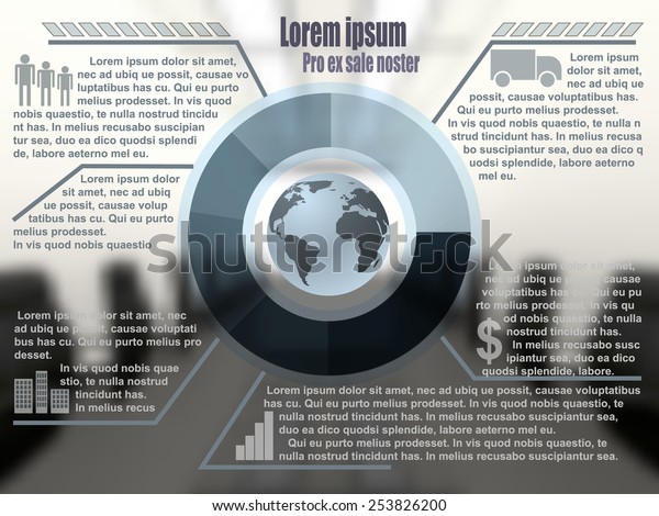 Business Template Transparent Layers Vector Eps10 Stock Vector