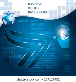 Business Template. Vector illustration. 