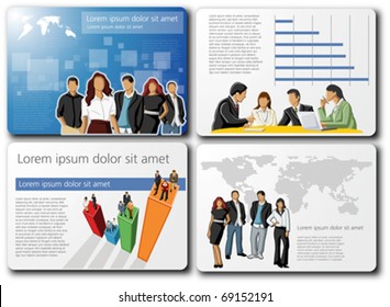 Business Template. Vector illustration.