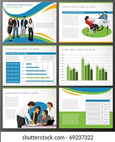 Business Template. Vector illustration.