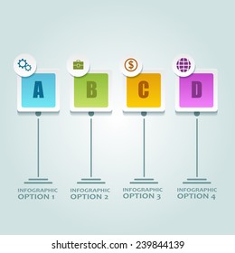Business template. Vector illustration. Can be used for banner, diagram, web design.