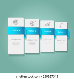 Business template. Vector illustration. Can be used for banner, diagram, web design.