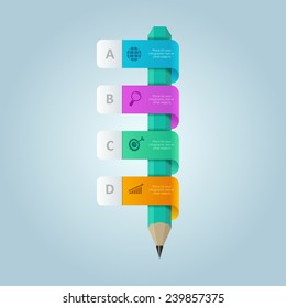Business template. Vector illustration. Can be used for banner, diagram, web design.