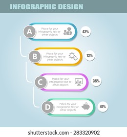 Business template. Vector illustration. Can be used for layout, banner, diagram, web design.