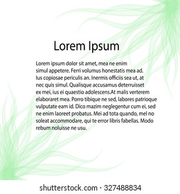 Business template - Wavy   structure   - vector illustration 