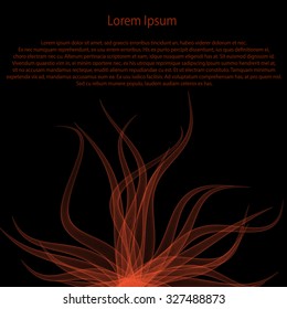 Business template - Wavy   structure   - vector illustration 