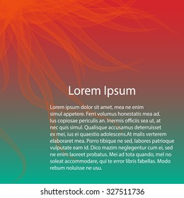 Business template - Wavy   structure   - vector illustration 
