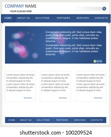 Business template web site.