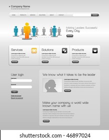 Business template web site.