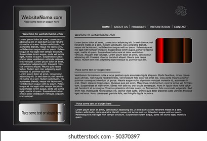 Business template web site