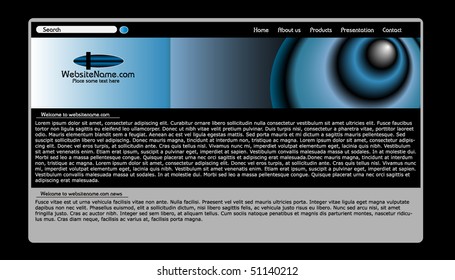 Business template web site