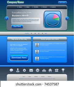 Business template web site.
