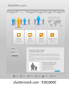 Business template web site