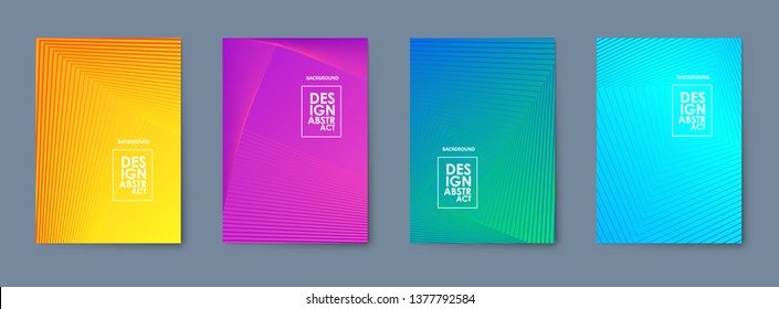 Business templates of bright color abstract pattern background with line gradient texture for digital concept cover design. 