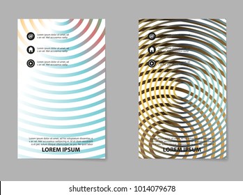 Business templates for brochure, flyer, report. Cover design template, vector layout in A4 size. polygonal molecule structure