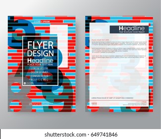 Business templates creative design : Abstract Swiss style graphic background for Brochure cover Flyer Poster design Layout vector template 